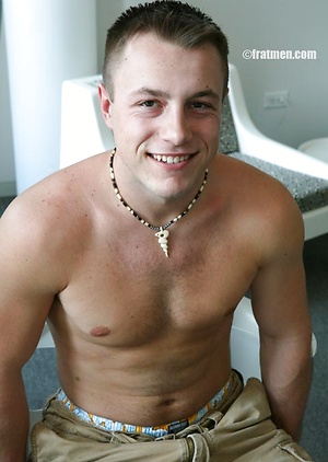 Cute college stud Heath stripping