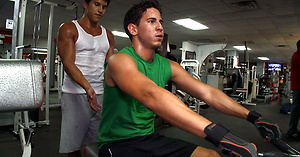 Hot Studs fucking in the gym