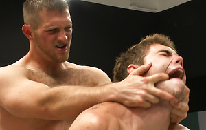 Beefy Paul Wagner takes on lean and fast Hayden Russo and the winner gives the loser a hot ass pounding.