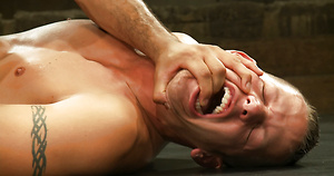 A nude fight turns into gay fucking with Leo Forte and Shane Frost
