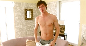 Hungarian boy Paul Mekas jacking off cock