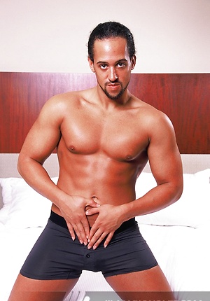 Personal trainer strips down