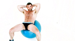 Hairy hunk Morgan Black by Bound Jocks image 3