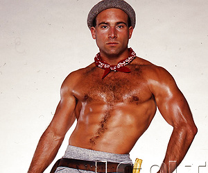 Ken Marx posing naked