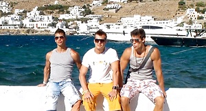 Kris Evans, Florian Nemec and Julien Hussey threesome part 2