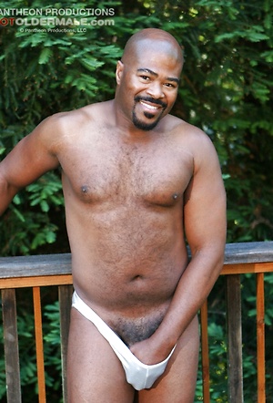 Ebony mature man Cowboy Larry by Hot Older Male image 2
