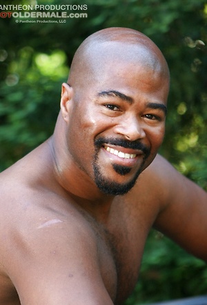 Ebony mature man Cowboy Larry by Hot Older Male image 13