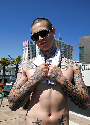 Our Straight Mate Anthony Blaize loves to strip and show off
