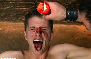 19 year old boy gets his BDSM cherry popped by Spencer Reed
