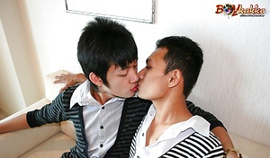 16 photos of 2 Asian cuties stripping each other