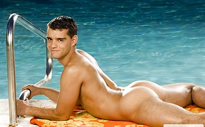 Cole Ryan posing naked by Hot House Backroom image 13