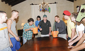 The dedication of some of these college boys is amazing!