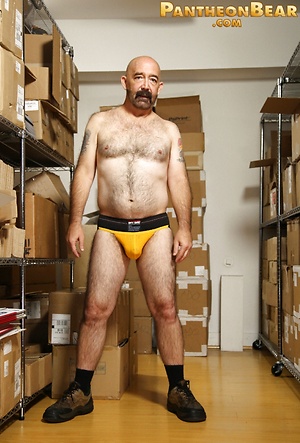 Hairy daddy Tim Phillips naked by Pantheon Bear image 7