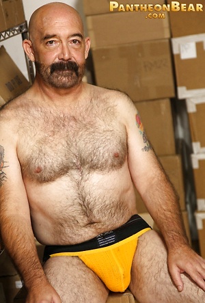 Hairy daddy Tim Phillips naked by Pantheon Bear image 10