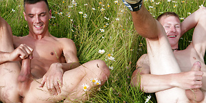 Str8 guys Rick and Liam in the field
