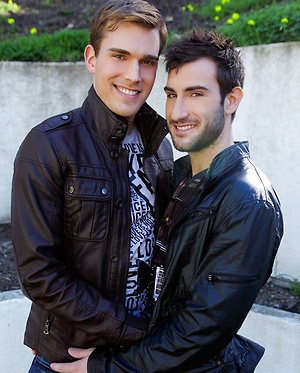 Real life boyfriends Porter Wescott and Tristan Scott invite you into a private fuckfest