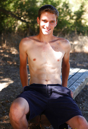 Sexy Jay Posing Outdoors