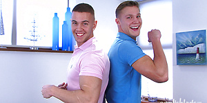 Straight Hunks Scott and Zack Playing Around with Each Other!