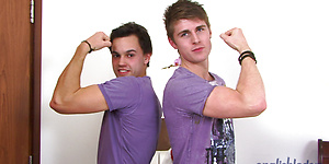 Straight Hunks - One Blond One Dark & Both Hung Like Horses!