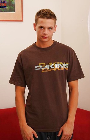 Cute young czech boy