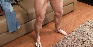Chase, hot muscle hunk jacking off dick