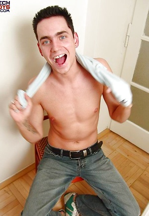 European boy naked
