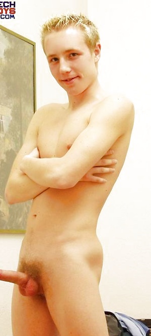Cute blond twink