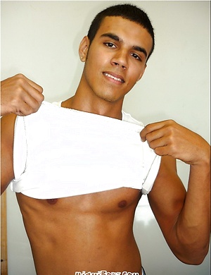 Julio from Cuba shows his latino cock