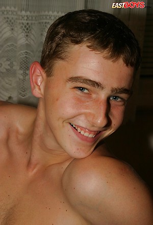 Horny twink gets naked