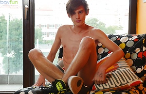 Gorgeous Andre Lucas stroking his nice beautiful dick.