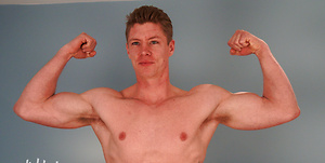 Straight Tall Eddie Reveals his Muscular Body and Big Uncut Secret Weapon! by English Lads image 3