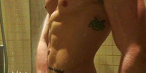 Straight Tall Eddie Reveals his Muscular Body and Big Uncut Secret Weapon! by English Lads image 10