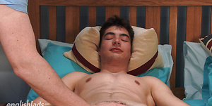Young, Tall, Toned, Uncut and Straight - Toni gets his 1st Manhandling!