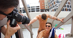 Summer Shoots - Tate Ryder and Andy Samuel - Raunchy fun on the roof