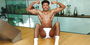 Straight Young & Extremely Ripped Tyler shows his perfect body by English Lads image 9