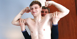 Young Straight Footballer Danny and Naughty Dominic