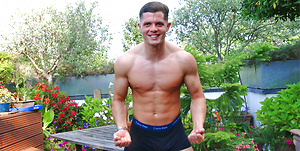 Young Straight & Muscular Stud Logan