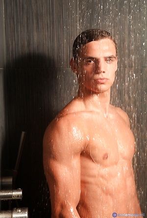 Etienne getting wet