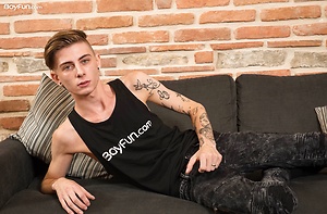Skinny Jerome James erotic solo