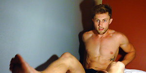 Young Straight Hunk Cameron