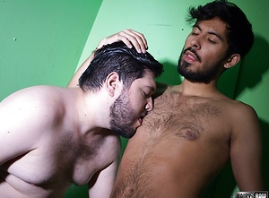 Lucifer Angel and Alezgi Cage by Hairy and Raw image 1