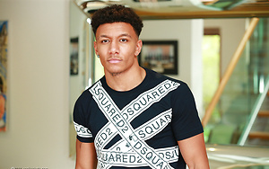 Young Straight Footballer Tyler Shows off his Muscular & Ripped Body & Big Uncut Cock!