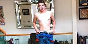 Young Straight & Horny Motorsport Racer Jack Stewart gets Manhandled & Shoots his Load!