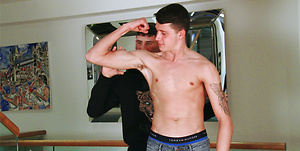 Young Straight Pup Marco gets Wanked by Naughty Dominic & Both Studs Shoot Massive Loads!