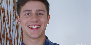 Straight Young Personal Trainer Joel Showing off His Massive and Very Hard Erection
