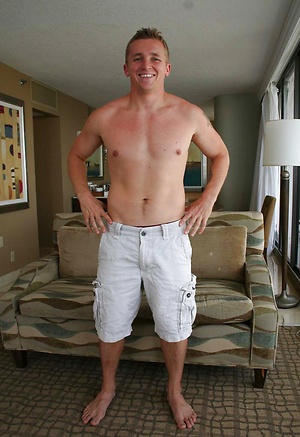 Blonde Hair, Blue-Eyed, Naked Hunk Jon Davis