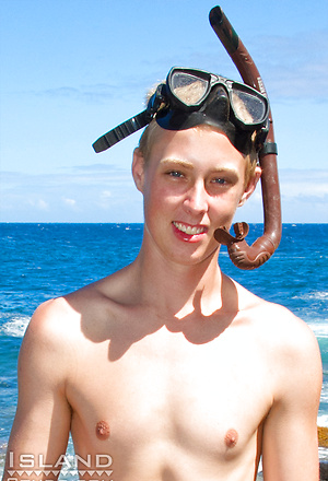 Scooter's a slim blond twink with a slim smooth body and a long hard dick