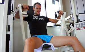 Gym work out with Aussie Zac Frevo