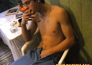Lost Archi Vid! Smoking And Stroking
