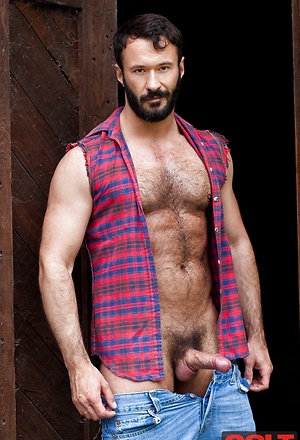 Hot, hairy and muscled Wilfried Knight
